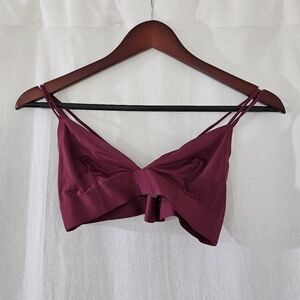 Urban Outfitters Out From Under Triangle Bralette W/ Strappy Back in Red Size L